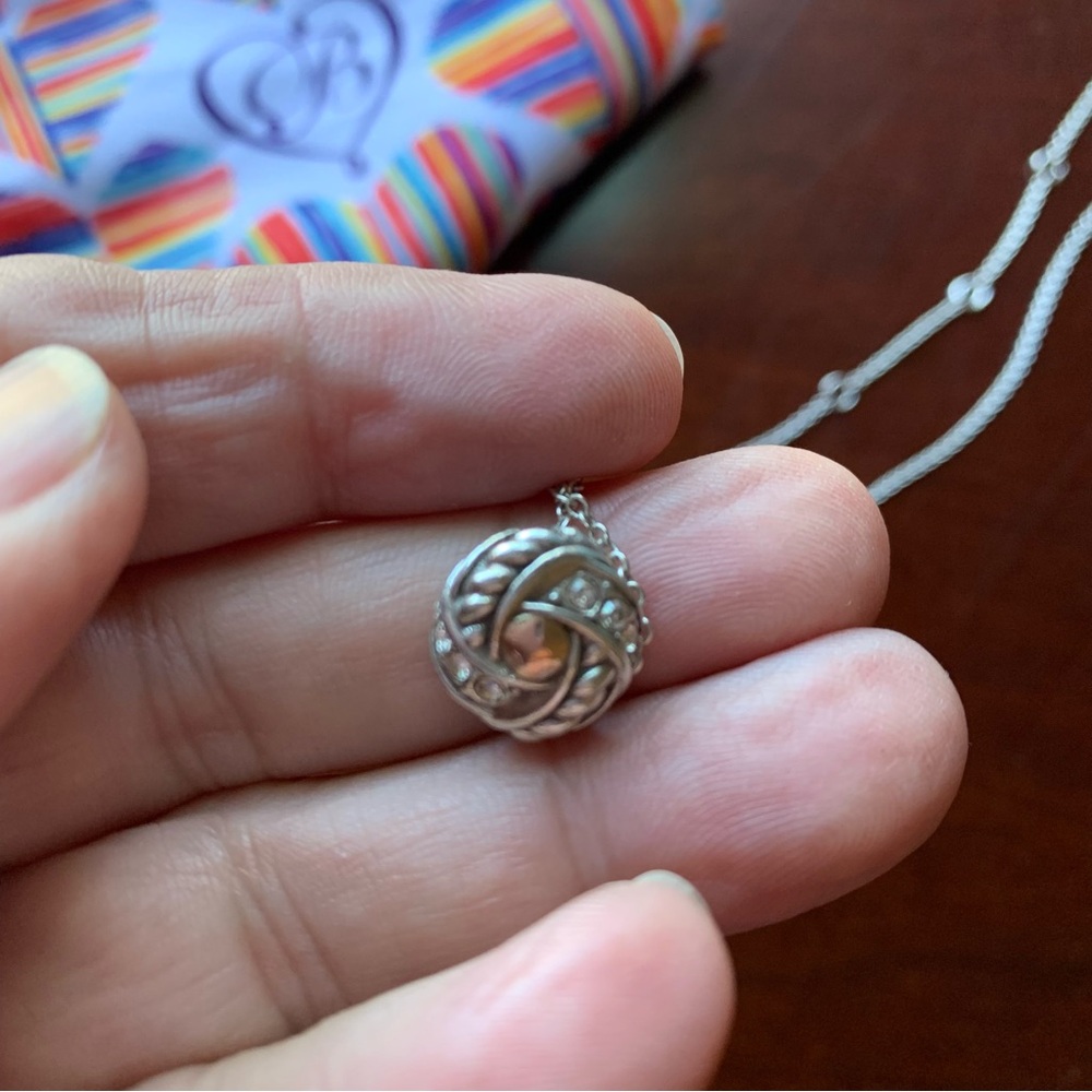 Brighton Reversible Silver Necklace - gold and silver